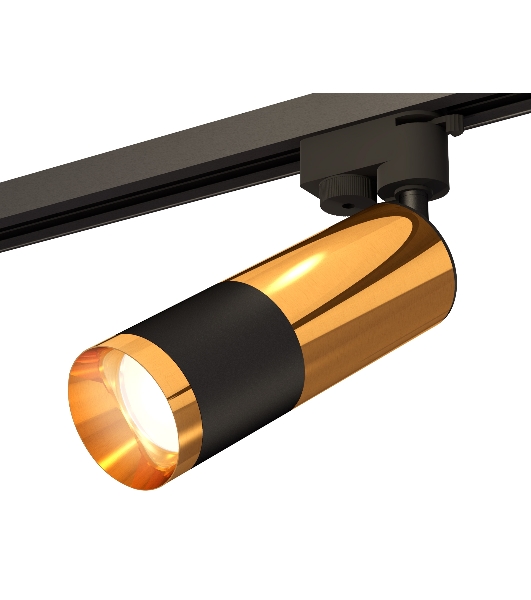 Светильник Ambrella light XT6302070 SBK/PYG черный песок/золото желтое полированное MR16 GU5.3