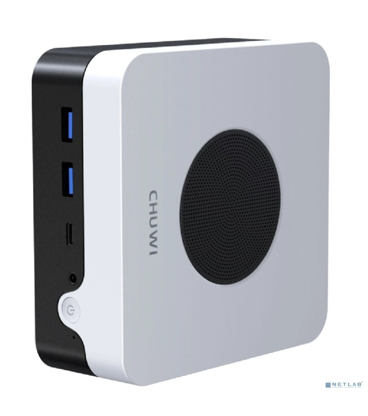 Компьютер Chuwi LarkBox X Intel Core i3 1220P(1.5Ghz)/8192Mb/256SSDGb/Int:Intel UHD Graphics/BT/WiFi/war 1y/0.4kg/Grey+White/Win11Pro + USB2.0*2/USB3.2*2/Type-C*1/HDMI*1/DP*1/RJ45*2/WIFI6,BT5.2/bracket