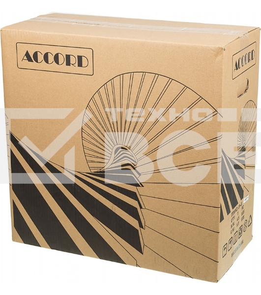 Компьютерный корпус Accord JP-X черный без БП ATX 2xUSB2.0 1xUSB3.0 bott PSU