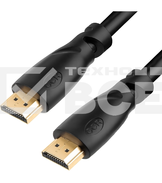 Кабель Greenconnect 1.5m HDMI 1.4, OD7.3мм, 30/30 AWG, позолоченные контакты, Ethernet 10.2 Гбит/с, 3D, 4K, экран Greenconnect Кабель 1.5m HDMI 1.4, OD7.3мм, 30/30 AWG, позолоченные контакты, Ethernet 10.2 Гбит/с, 3D, 4K, экран