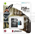 Карта памяти Kingston 256GB microSDXC Canvas Go Plus 170R A2 U3 V30 Card + ADP EAN: 740617301250, фото12