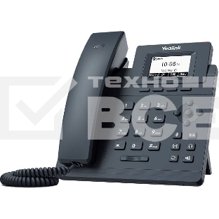 Телефон SIP Yealink SIP-T30P WITHOUT PSU черный