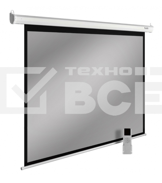 Экран Cactus 150x200см SIlverMotoExpert CS-PSSME-200X150-WT 4:3 настенно-потолочный рулонный белый (моторизованный привод)
