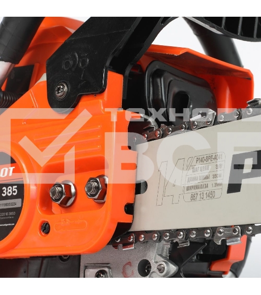 Пила цепная бензиновая PATRIOT PT 385, 38cc, 2.0л.с., шина 14