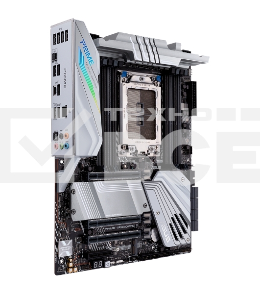 Материнская плата ASUS Pro WS WRX80E-SAGE SE WIFI, sWRX8, AMD WRX80, 8xDDR4, 8xSATA, 3xM.2, 7xPCI-E 4.0 x16, 2x 10Gb LAN, 8xUSB-A 3.2 Gen 2, 5x3.5 мм, 7.1, E-ATX
