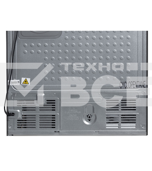 Холодильник Hyundai CM4505FV нержавеющая сталь трехкамерный 304/156л морозилка сбоку Total No Frost, Side by Side
