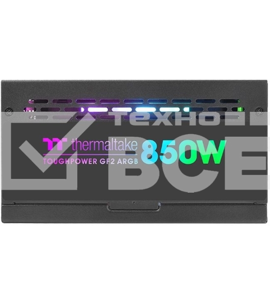 Блок питания Thermaltake Toughpower GF2 ARGB (PS-TPD-0850F3FAGE-2), 850Вт, 80 PLUS Gold, 140мм, модульный, черный
