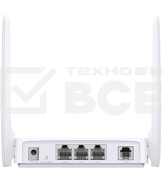 Роутер беспроводной Mercusys MW300D N300 10/100BASE-TX/ADSL