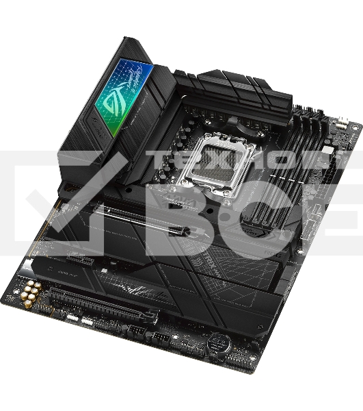 Материнская плата ASUS ROG STRIX X670E-F GAMING WIFI, AM5, AMD X670, 4xDDR5, 4xSATA, 4xM.2, 1xPCIe 5.0 x16, 1xPCIe 4.0 x4, 1xHDMI, 1xDP, 1x 2.5Gb LAN, 2xUSB-C 3.2 Gen 2, 2xUSB-C 3.2 Gen 2x2, 2xUSB-A 2.0, 7xUSB-A 3.2 Gen 2, 5x3.5 мм, 7.1, ATX