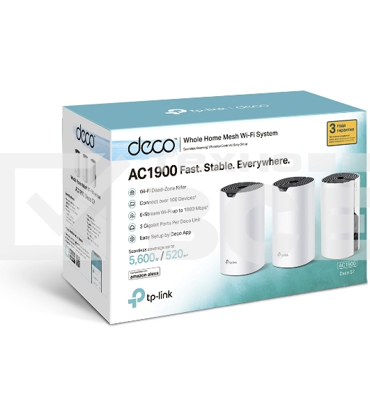Домашняя Mesh Wi-Fi система TP-Link Deco S7(3-pack) AC1900