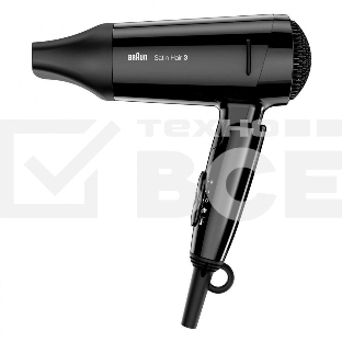 Фен Braun BRHD350E 1600Вт черный