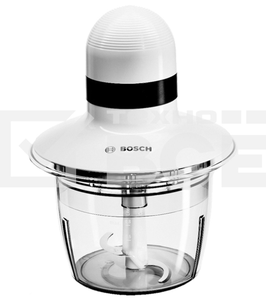 Блендер стационарный Bosch MMR08A1 400Вт, белый/черный