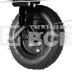 Прицеп для мотоблока TT-500, оцинк., груз. 500 кг, рег. сцепка, колеса 4.00-10, в упаковке Denzel, фото14