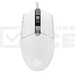 Мышь проводная Logitech G102 LIGHTSYNC белый, 8000 dpi, USB, кнопки - 6, фото2