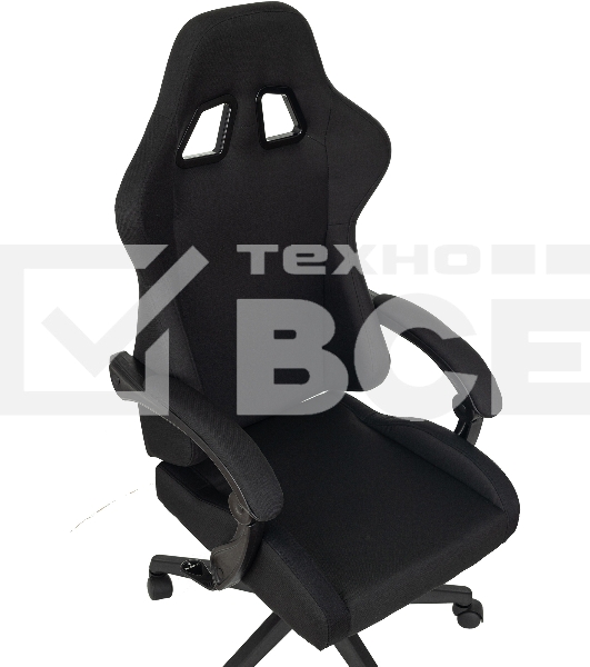 Кресло игровое Zombie Predator Neo Black черный, крестов. пластик