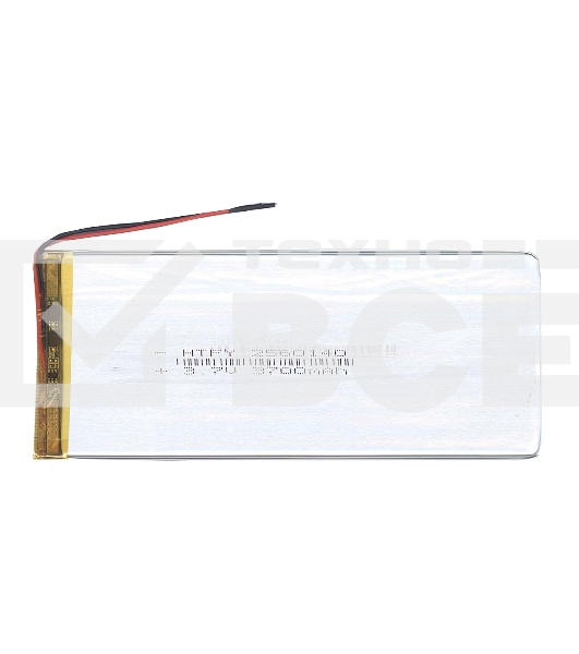 Аккумулятор Li-Pol (батарея) 2.5*60*140мм 2pin 3.7V/3700mAh