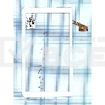 Сенсорное стекло (тачскрин) DH-1012A2-FPC062-V8.0, белое, фото2