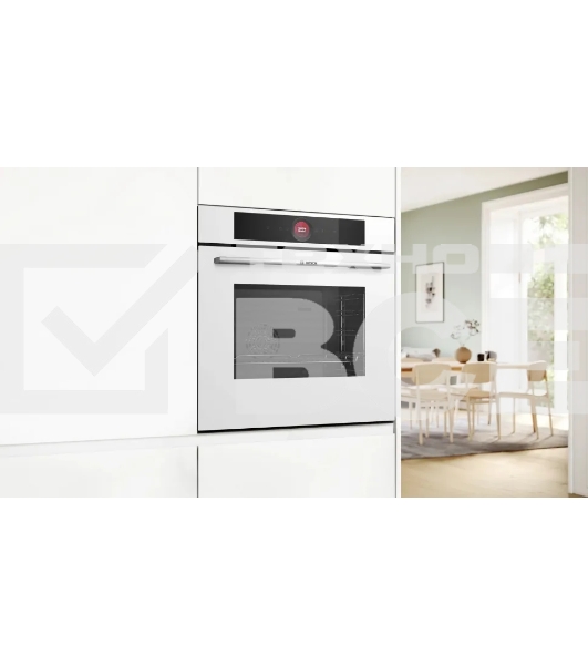 Встраиваемый духовой шкаф электрический Bosch Serie 8 HBG7341W1 белый