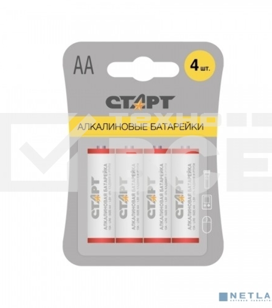 Батарейки СТАРТ LR6-BL4 40/720 (4 шт)
