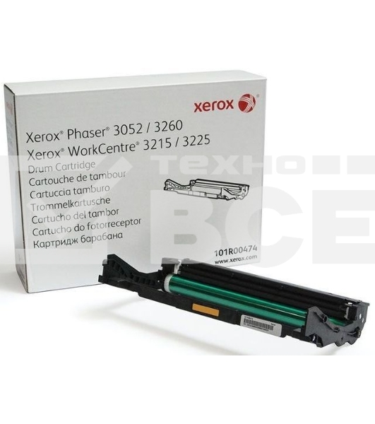 Драм-картридж Xerox 101R00474 черный для Xerox Phaser 3052/3260/WC 3215/25 10000 стр.(Channels)
