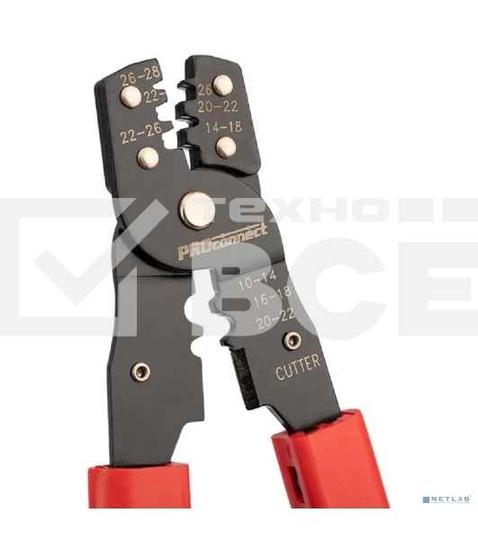 Кримпер PROconnect HT-202B для обжима автоклемм 0.10-6.0 мм²