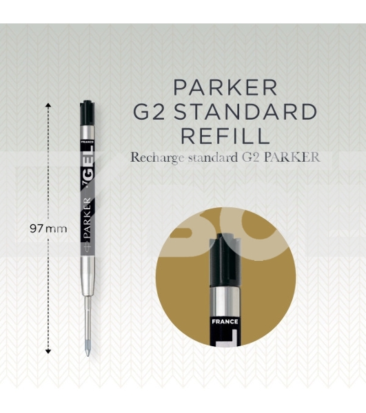 Стержень гелевый Parker Z05 (CW1950344) M 0.7мм черные чернила для ручек шариковых блистер