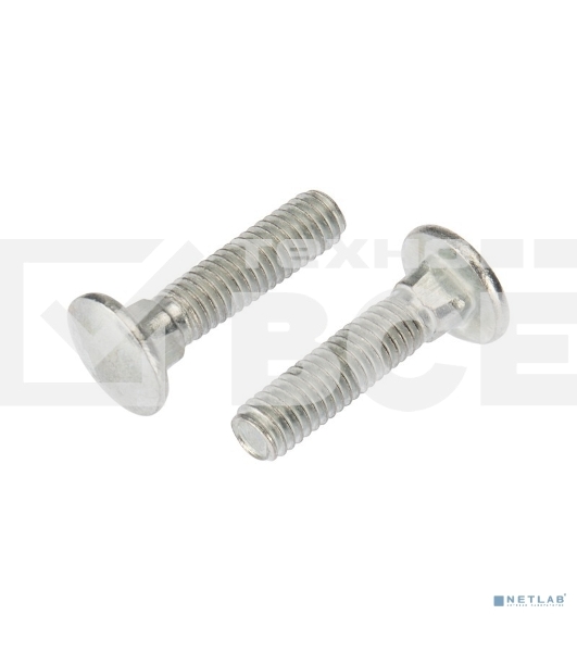 Болт мебельный KRANZ DIN 603, 6х25, короб (50 шт./уп.)
