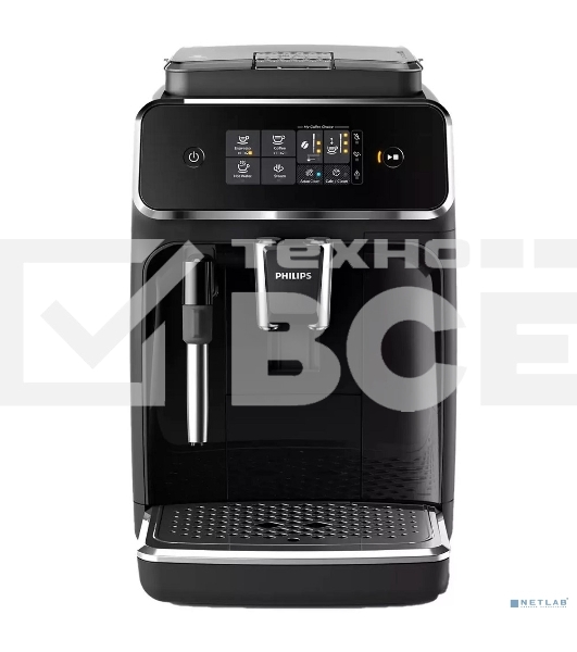 Кофемашина автоматическая Philips EP2224/10 черный, исп. кофе - молотый/зерновой, 1.8 л, 1500 Вт, 15 Бар.