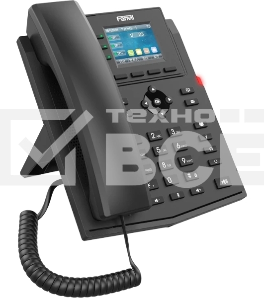 Телефон IP Fanvil X303-2 Wire черный