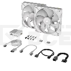 Вентилятор для корпуса Corsair iCUE LINK RX140 RGb (140x140x25мм, 4-pin PWM, RGb, 94.7CFM, 36dBA, 1700RPM, белый, 2pcs), фото5