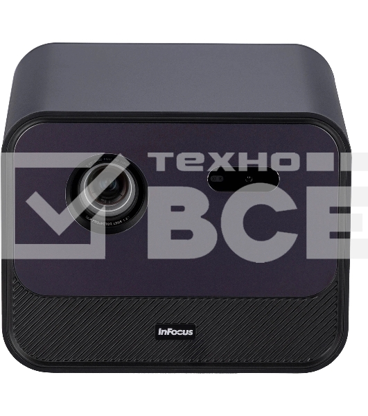 LED проектор InFocus IN3038SL Crusader Grandmaster с подставкой DLP, 1200 lm, FullHD, (1.2:1), HDMI 2.0 (eARC) 2x USB-A 2.0), AUX, SPDIF, RJ45 (LAN), Bluetooth 5.1/BLE, wi-fi 2.4/5GHz, 2х20W Dolby Audio, до 25000ч., 2.36 кг