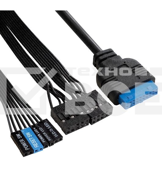 Компьютерный корпус Minitower ExeGate MA-371X Black, mATX (UN350, 120мм) 2хUSB+2хUSB 3.0, Audio