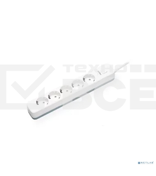 Сетевой фильтр Perfeo (PF_C3963) POWER STREAM - 5 роз - 1,5 м - белый