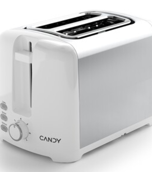 Тостер Candy CT-250 белый, 930 Вт, 2 слота