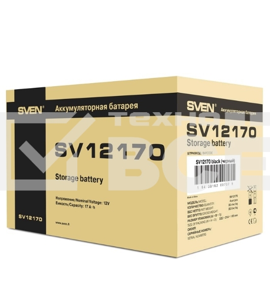 Батарея Sven SV12170 (12V 17Ah)