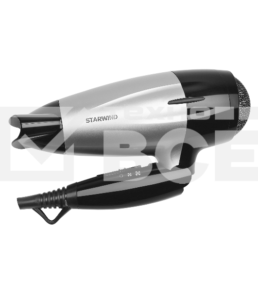 Фен Starwind SHD 6110 2000Вт черный/серебристый