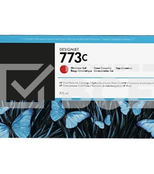 Картридж струйный HP 773C (C1Q38A) хроматический красный для HP Designjet Z6800 (775мл)