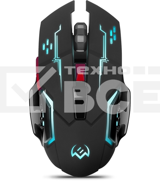 Мышь беспроводная SVEN RX-G930W черный, 2400 dpi, радиоканал, USB, кнопки - 6