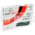Разветвитель HDMI Cablexpert DSP-8PH4-03, HD19F/8x19F, 1 компьютер => 8 мониторов, Full-HD, 3D, 1.4v, каскадируемый, фото6