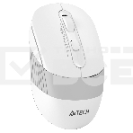Мышь беспроводная A4Tech Fstyler FB10C белый/серый, 2000 dpi, радиоканал, Bluetooth, USB, кнопки - 4, фото3