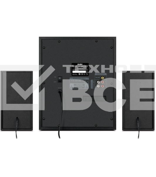 Акустическая система 2.1 SVEN MS-2080 / 70 Watt / ~220V 50Hz / FM-тюнер, USB/ SD, дисплей / BLUETOOTH / ПДУ / Black