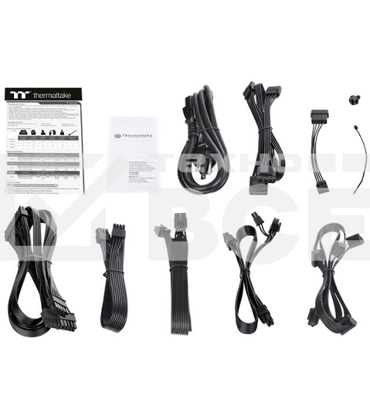 Блок питания Thermaltake Toughpower GF2 ARGB (PS-TPD-0850F3FAGE-2), 850Вт, 80 PLUS Gold, 140мм, модульный, черный