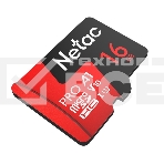 Флеш-накопитель NeTac Карта памяти Netac MicroSD P500 Extreme Pro 16GB, Retail version card only, фото2