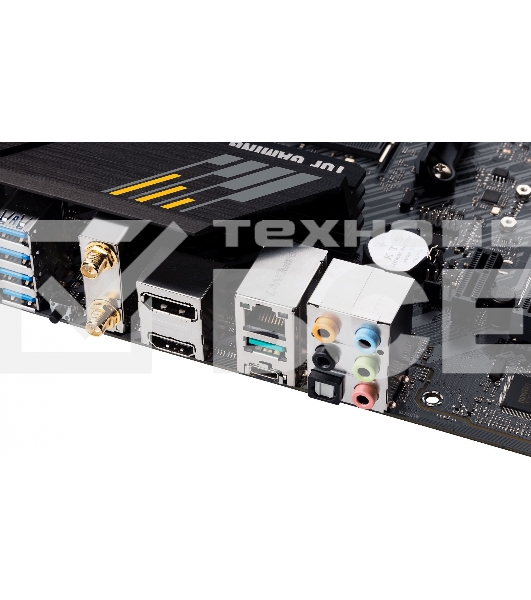 Материнская плата ASUS TUF GAMING B550M-PLUS WI-FI II, AM4, AMD B550, 4xDDR4, 4xSATA, 2xM.2, 1xPCIe 4.0 x16, 1xPCIe 3.0 x4, 1xPCIe x1, 1xDP, 1xHDMI, 1x 2.5Gb LAN, 1xUSB-C 3.2 Gen 2, 4xUSB-A 3.2 Gen 1, 2xUSB-A 2.0, 5x3.5 мм, TOSLINK, 7.1, mATX