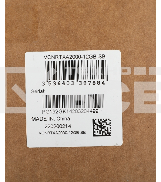 Видеокарта PNY RTX A2000 VCNRTXA2000-12GB-SB OEM (только плата)