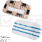 Паровая швабра Galaxy Line GL 6401, белый с бежевым, 1600 Вт, 0,35 л, 2,5 бар, 3 режима, время работы до 25 мин, макс. подача пара 35 г/мин, макс. температура нагрева 110°C, время нагрева 30 с, уборка на расстоянии до 6 м, вертикальная парковка, аксессуар, фото7