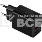 Сетевое зарядное устройство Digma DGW2D 20W 3A+1A (PD+QC) USB-C/USB-A универсальное черный, фото2