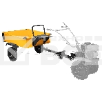 Прицеп для мотоблока TT-500, оцинк., груз. 500 кг, рег. сцепка, колеса 4.00-10, в упаковке Denzel, фото19