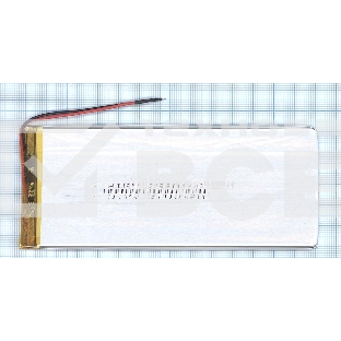 Аккумулятор Li-Pol (батарея) 2.5*60*140мм 2pin 3.7V/3700mAh