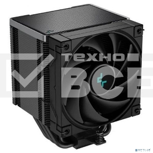 Кулер для процессора DEEPCOOL AK500 ZERO DARK черный, 120 мм, алюминий/медь, 1850 об/мин, 31.5 дБ, 4 pin, 240 Вт, 158 мм